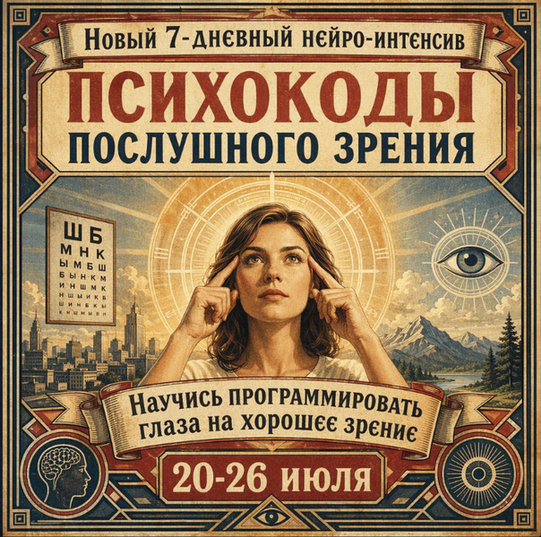 Нейро / Евгений Сологодский - интенсив Психокоды послушного зрения