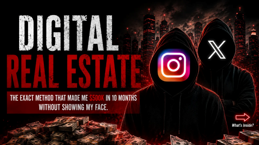 Digital Real Estate - Заработок на Faceless Instagram и X без личного бренда